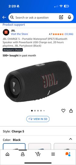 Jbl Charge 5 New Never Opened $180