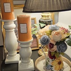 Pillar Candle Holder Set -2