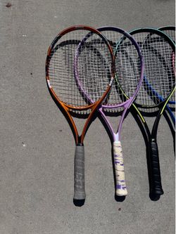 8 Tennis Racquets - adults and kids