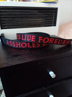 AssHoles Live Forever Strap Back And Belt
