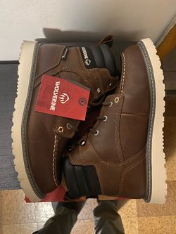 Wolverine steel toe work boots
