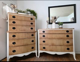 Solid Wood Matching Dresser Set