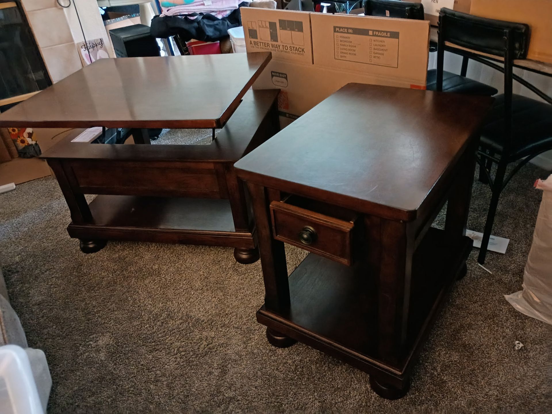 Coffee table and end table