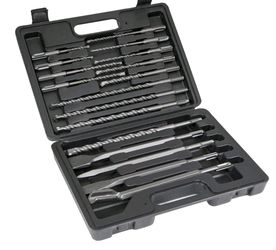17pcs Rotary Hammer Drill Bits Set & Chisels SDS Plus Kit Concrete Masonry w/ Case

Brand new in box 📦