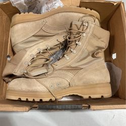 Mens Military Safety Boot beige color 