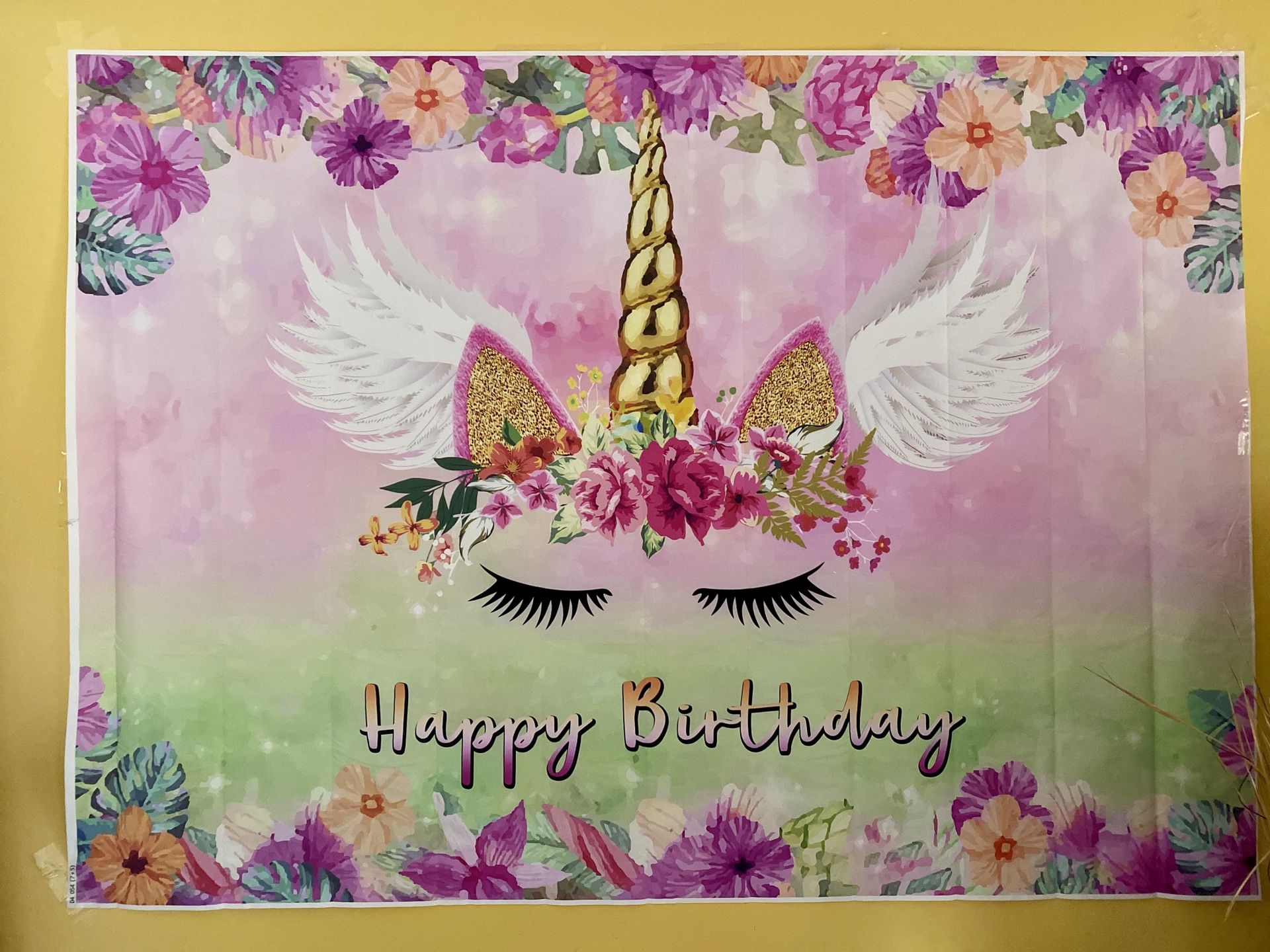 Unicorn Birthday Backdrop