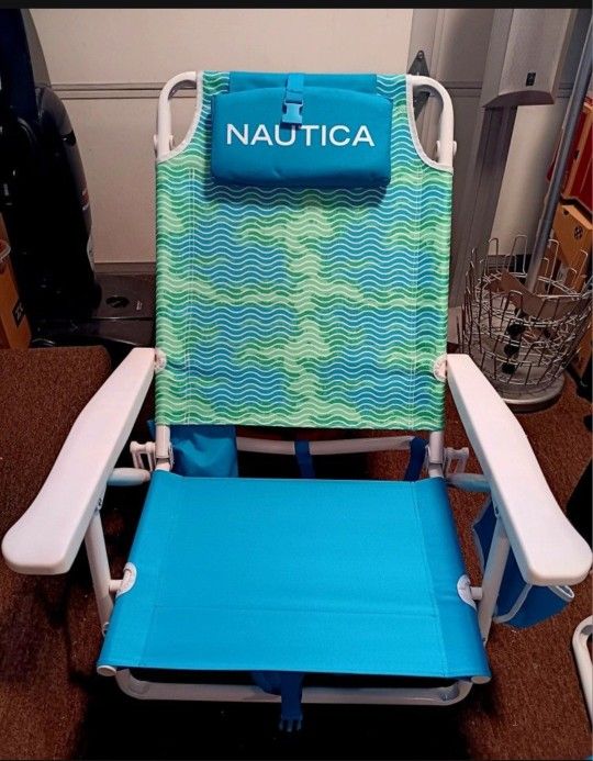 2 Nautica Foldding & Adjustable Beach Chairs