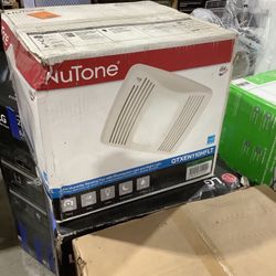 Broan-NuTone QT Series Very Quiet 110 CFM Ceiling Bathroom Exhaust Fan with Light, Night Light and Humidity Sensing, ENERGY STAR*