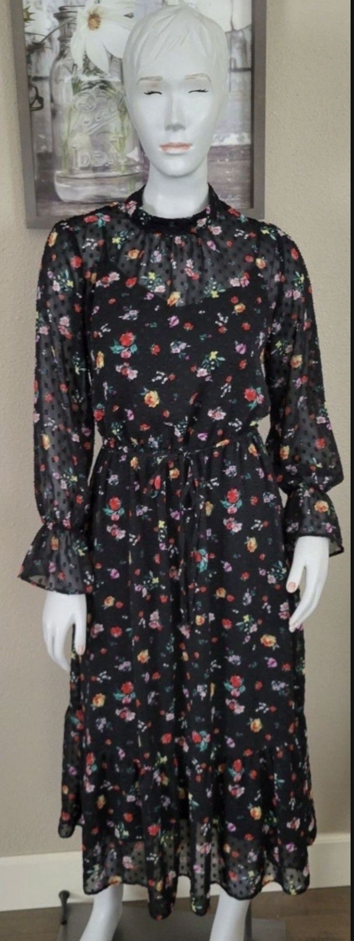 Banana Republic Floral Dress 🌷