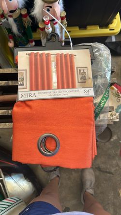 Mira, orange window panels 84’ length (58x84)