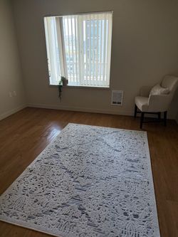 Beige area rug