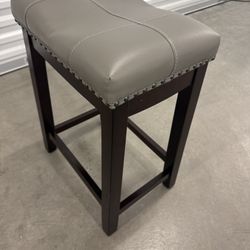 Leather Bar Stool 