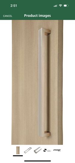 Modern Stainless 18” Door Handle