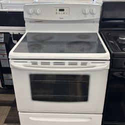 Kenmore White Glass Top Electric Stove