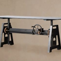 Arhuas Industrial Crank Desk 