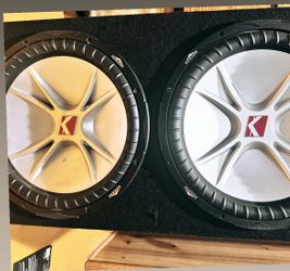 Two 15 Inch kickers With Box