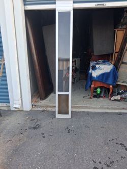 Sliding Screen Door Panel with Pet Door