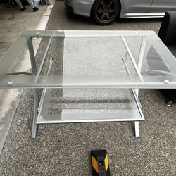 Glass Desk