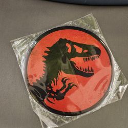 Jurassic Park T-rex Dinosaur Movie Logo Metal Sign 