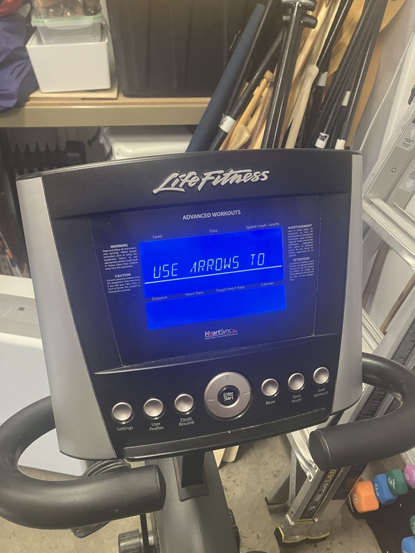 Lifefitness R1 Recumbent Exercise Bike