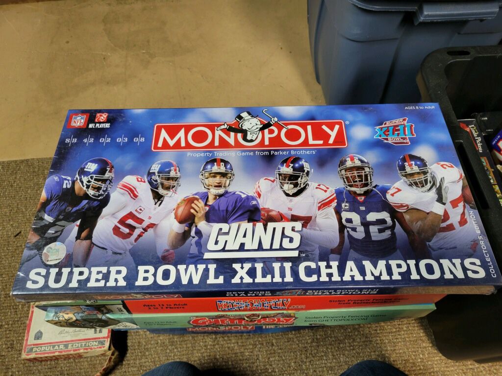 Monopoly “new York Giants Super Bowl XLII”