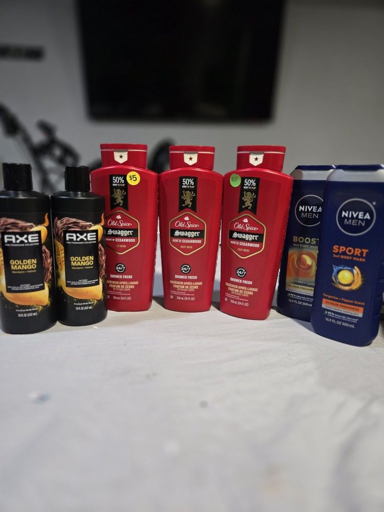 Axe,old Spice,nivea - Men Body Wash