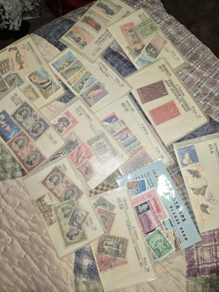 Bundle Of Old Stamps NO Flaws Selling Together SEE All Pics
