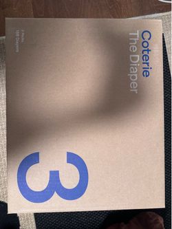 Coterie size 3 diapers - 6pack