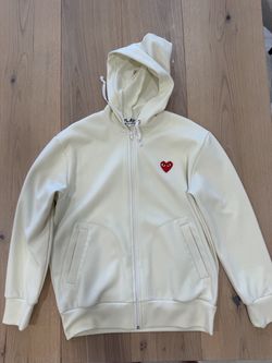 Comme des Garçons PLAY white long-sleeve