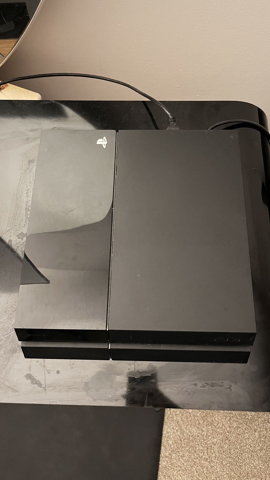 PS4 500GB with Grey Controller + 5 Games: Last of Us, Resident Evil, Kingdom Hearts, Demon Slayer,
