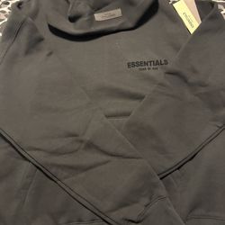 Black Essential Hoodie 