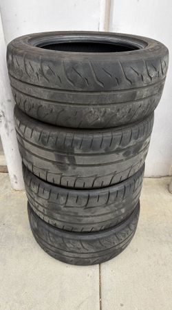 225/50R16 (2) 245/45R16 (2) Set Of 4 Bridgestone Tires With 80% Tread