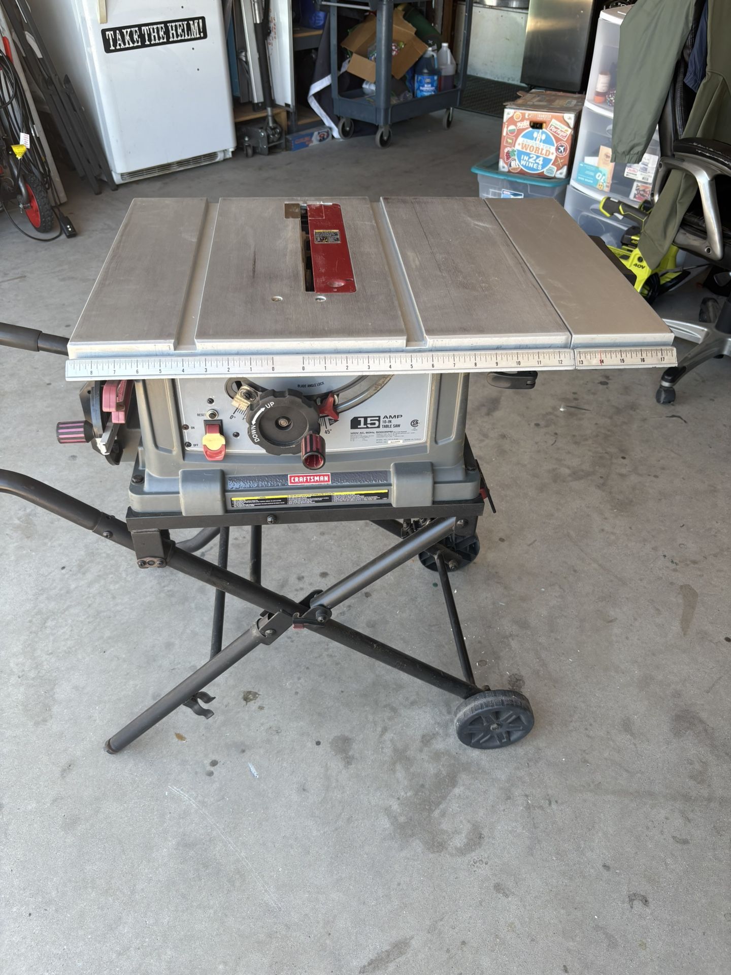 Craftsman 15 AMP Portable Table Saw