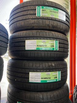 ✔️📲215/45/17 vendo set de llantas nuevas Goodride