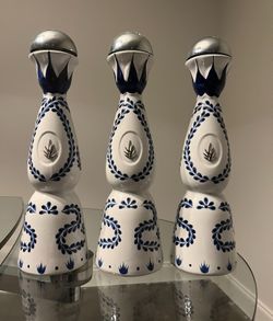 Clase Azul Reposado Empty Tequila Bottle 750 ml Hand Painted