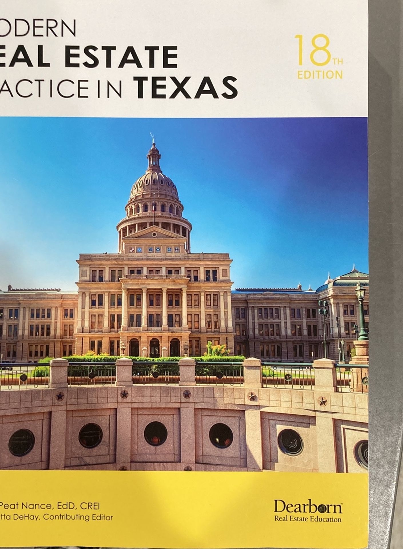 Modern Real Estate Practice in Texas 18th Ed