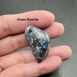 Blue Ocean Kyanite Polished Stone from Brazil 21g RARE