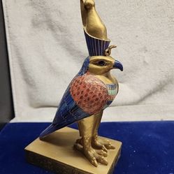 EGYPTIAN STATUE 8.5" Falcon-Headed god "the west" VERONESE ©2000