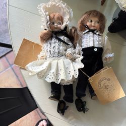 Vintage JD Kestner Googly eye Dolls