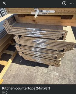 Kitchen countertops 8ftx24inch