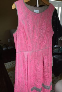 Jessica Simpson pink:gray dress