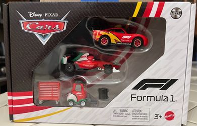 Disney Pixar Cars x Formula 1 F1 Diecast 3-Pack Lightning McQueen – Sealed