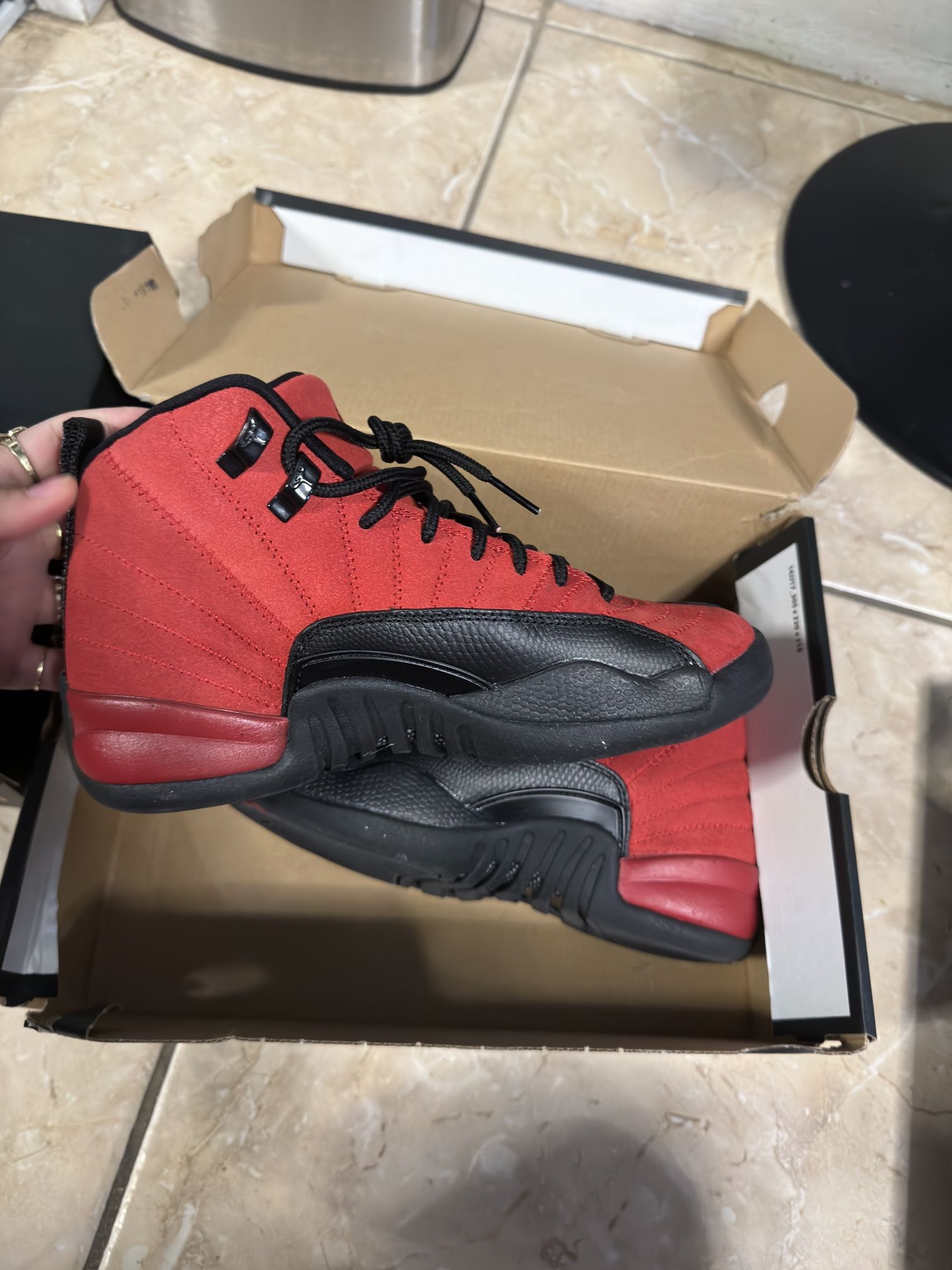 Jordan 12 Varsity Red/black 