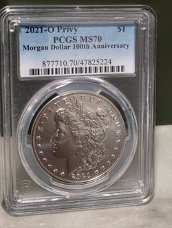 2021-O Privy Morgan Dollar PCGS MS70