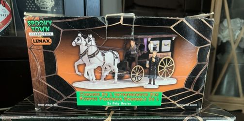 Lemax Spooky Town 2000 Undertakers Carriage