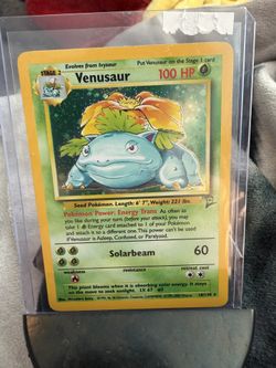 Venusaur Base Set Holo 