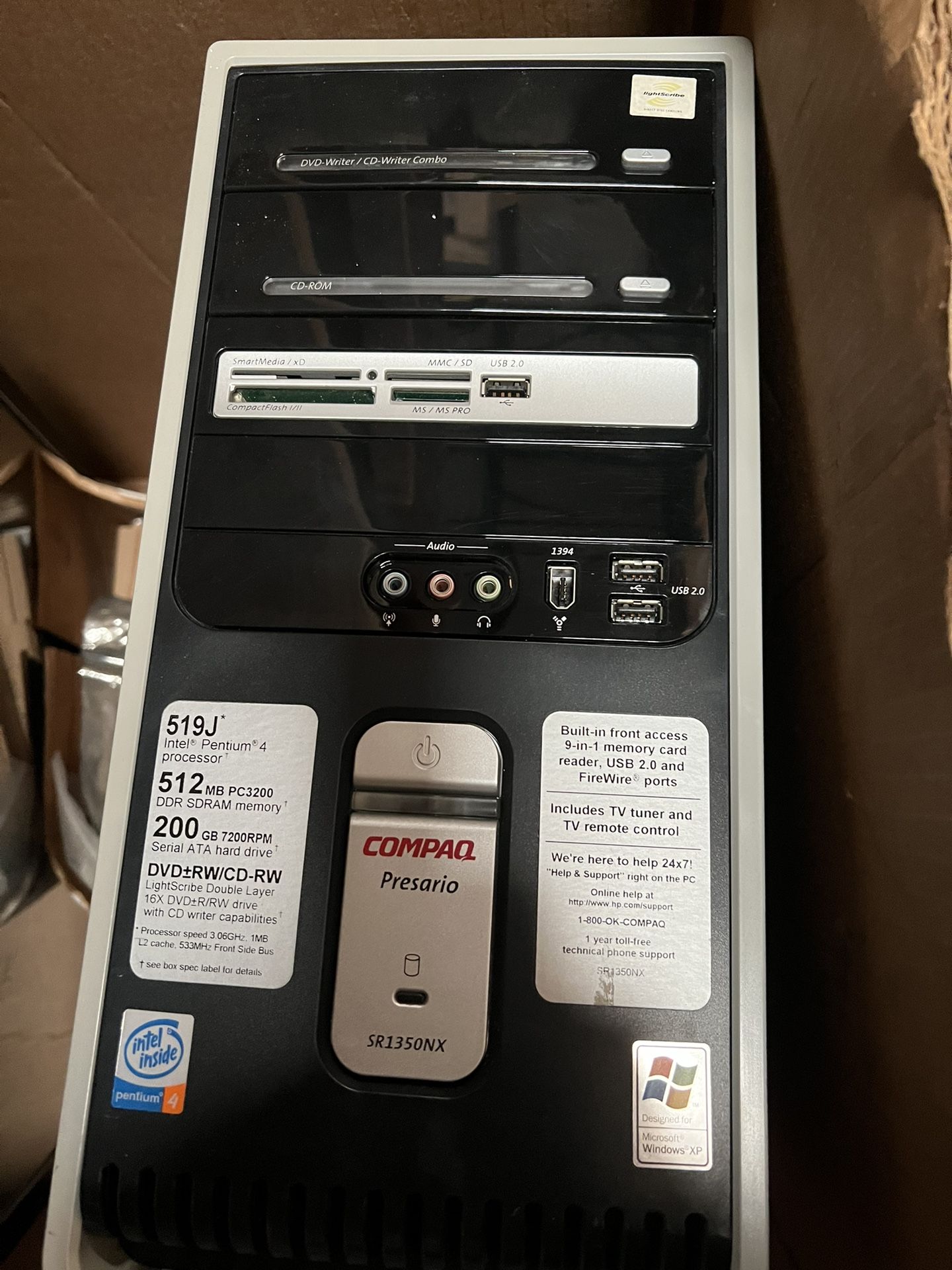 Compaq Presario SR1350NX Desktop Computer