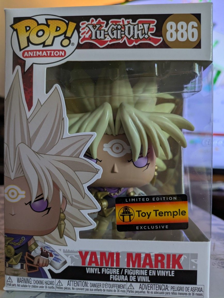 Yami Marik Funko Pop Toy Temple Exclusive - Yugioh Limited Edition - Anime