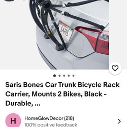 Saris bones 2 bike rack