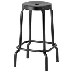 Black Metal Industrial Style Counter Height Bar Stools | 4 Available at $10 Each